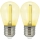 ΣΕΤ 2x Λαμπτήρας LED PARTY E27/0,3W/36V κίτρινο