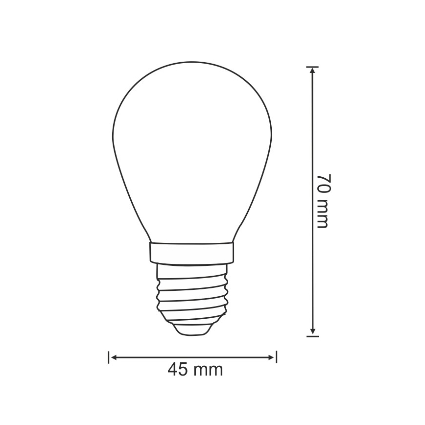 ΣΕΤ 2x Λαμπτήρες LED PARTY E27/0,5W/36V
