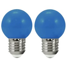 ΣΕΤ 2x Λαμπτήρες LED PARTY E27/0,5W/36V μπλε