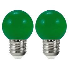 ΣΕΤ 2x Λαμπτήρες LED PARTY E27/0,5W/36V πράσινο