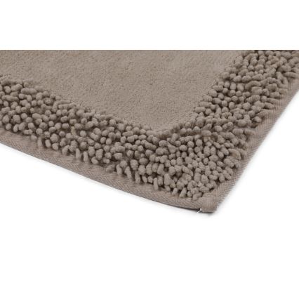 ΣΕΤ 2x Πατάκι μπάνιου PIANTE 60/100 cm καφέ