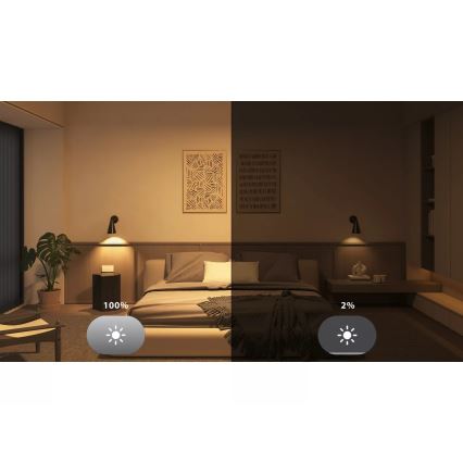 Σετ 2x Ρυθμιζόμενες LED λάμπες Philips Hue WHITE E27/9,5W/230V 2700K