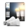 Σετ 2x ρυθμιζόμενοι LED λαμπτήρες Philips Hue WHITE AMBIANCE E27/8,1W/230V 1000-20000K