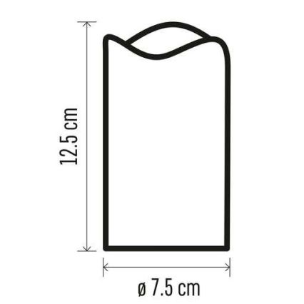 ΣΕΤ 2x Χριστουγεννιάτικη διακόσμηση LED 2xLED/2x2AA + τηλεχειριστήριο