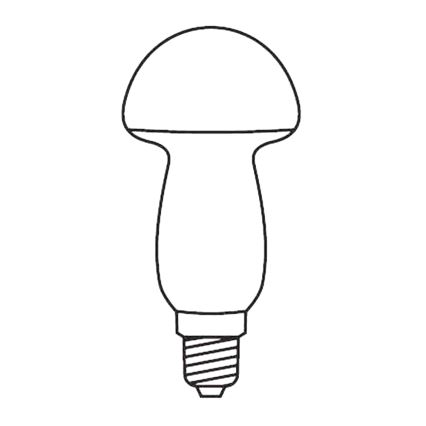 ΣΕΤ 3 x Λαμπάκια ανταλλακτικά MUSHROOM E10/20V/0,1A κόκκινο, Κατασκευάζονται στην Ευρώπη