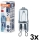 Σετ 3 τεμ. λαμπτήρες φούρνου HALOPIN G9/25W/230V 2700K - Osram