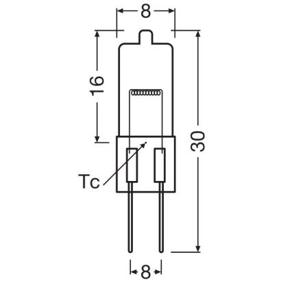 Σετ 3 τεμαχίων λαμπτήρων φούρνου HALOSTAR G4/20W/12V 2700K - Osram