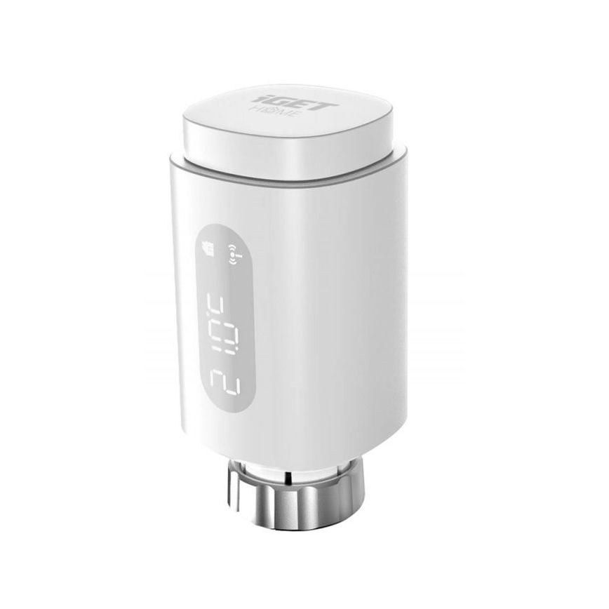 ΣΕΤ 3x Smart θερμοστατικές κεφαλές με οθόνη LED 2xAA/3V Zigbee