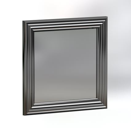 ΣΕΤ 3x Καθρέφτης τοίχου OTTO 40x40 cm ασημί