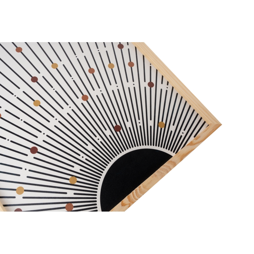 ΣΕΤ 3x Κορνίζα τοίχου 50x70 cm μπεζ/καφέ