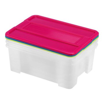 ΣΕΤ 3x Κουτί αποθήκευσης TEX BOX 10 λ