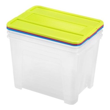ΣΕΤ 3x Κουτί αποθήκευσης TEX BOX 21 λ