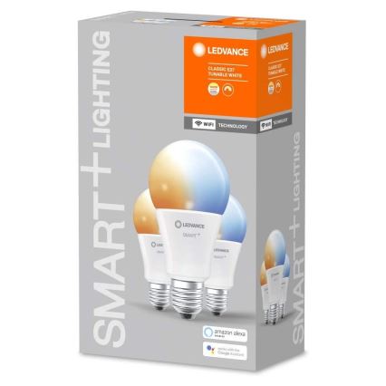 ΣΕΤ 3x Λάμπα Dimmer LED SMART+ E27/14W/230V 2700K-6500K Wi-Fi - Ledvance