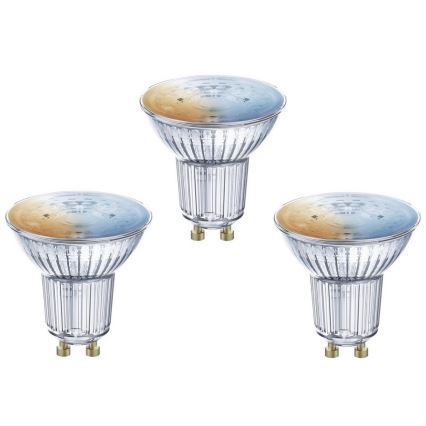 ΣΕΤ 3x Λάμπα Dimmer LED SMART+ GU10/5W/230V 2700K-6500K Wi-Fi - Ledvance