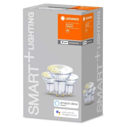 ΣΕΤ 3x Λάμπα Dimmer LED SMART+ GU10/5W/230V 2700K Wi-Fi - Ledvance