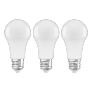 ΣΕΤ 3x Λαμπτήρας LED A60 E27/10W/230V 2700K