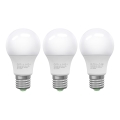 ΣΕΤ 3x Λαμπτήρας LED ECOLINE A60 E27/10W/230V 4000K - Brilagi