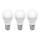 ΣΕΤ 3x Λαμπτήρας LED ECOLINE A60 E27/10W/230V 4000K - Brilagi