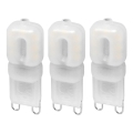 ΣΕΤ 3x Λαμπτήρας LED ECOLINE G9/2,5W/230V 3000K - Brilagi