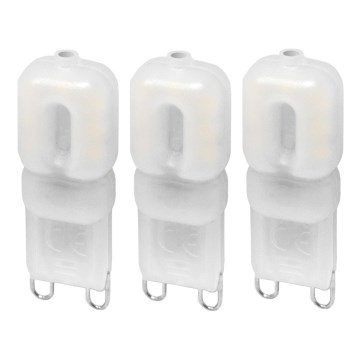 ΣΕΤ 3x Λαμπτήρας LED ECOLINE G9/2,5W/230V 3000K - Brilagi