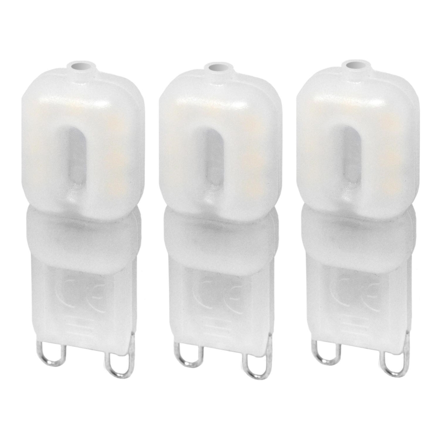 ΣΕΤ 3x Λαμπτήρας LED ECOLINE G9/2,5W/230V 3000K - Brilagi