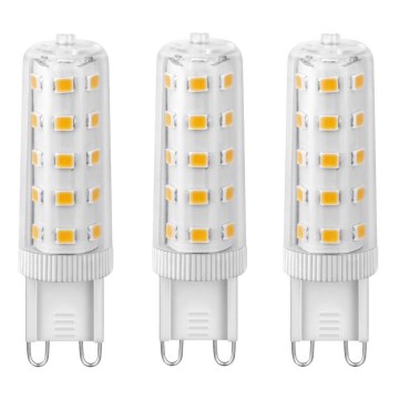 ΣΕΤ 3x Λαμπτήρας LED ECOLINE G9/4,5W/230V 3000K - Brilagi