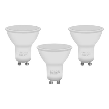 ΣΕΤ 3x Λαμπτήρας LED ECOLINE GU10/6W/230V 4000K - Brilagi