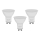 ΣΕΤ 3x Λαμπτήρας LED ECOLINE GU10/6W/230V 4000K - Brilagi