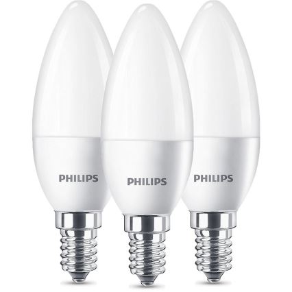 Σετ 3x Λαμπτήρας LED Philips E14/5,5W/230V 2700K