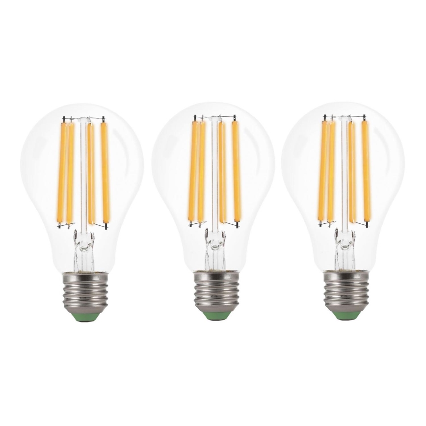 ΣΕΤ 3x Λαμπτήρας LED VINTAGE A60 E27/9W/230V 3000K - Brilagi