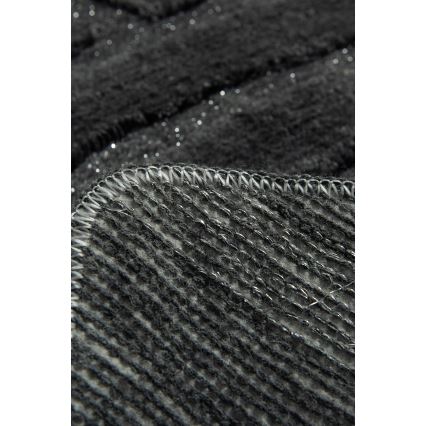 ΣΕΤ 3x Πατάκι μπάνιου ALYA 60/60/100 cm ανθρακί