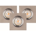 ΣΕΤ 3x Χωνευτό Φωτιστικό LED VITAR 1xGU10/5W/230V CRI 90 τσιμέντο – FSC πιστοποιημένο