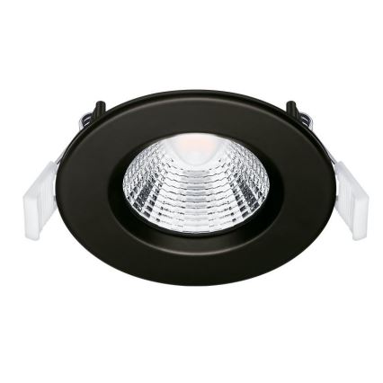 ΣΕΤ 3x Χωνευτό Φωτιστικό μπάνιου LED LED/5,5W/230V 2700K IP65 μαύρο