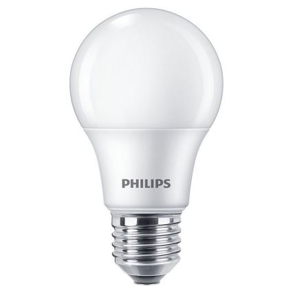 ΣΕΤ 3xLED Λαμπτήρας Philips A60 E27/8W/230V 4000K