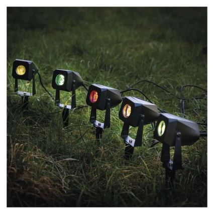ΣΕΤ 4x LED RGBIC Dimming Εξωτερικού χώρου φωτιστικό LED/7W/230V 3000-6500K IP65 Wi-Fi Tuya