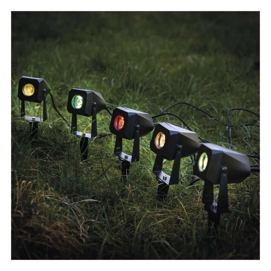 ΣΕΤ 4x LED RGBIC Dimming Εξωτερικού χώρου φωτιστικό LED/7W/230V 3000-6500K IP65 Wi-Fi Tuya