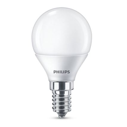 ΣΕΤ 4x LED Λαμπτήρας Philips P45 E14/5,5W/230V 2700K