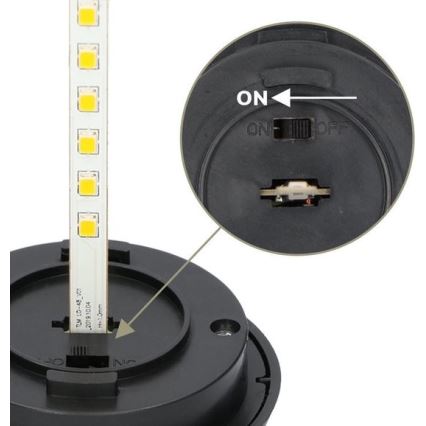 ΣΕΤ 4x Ηλιακή λάμπα LED 4xLED/3,6V 1xAAA IP44 100 mAh