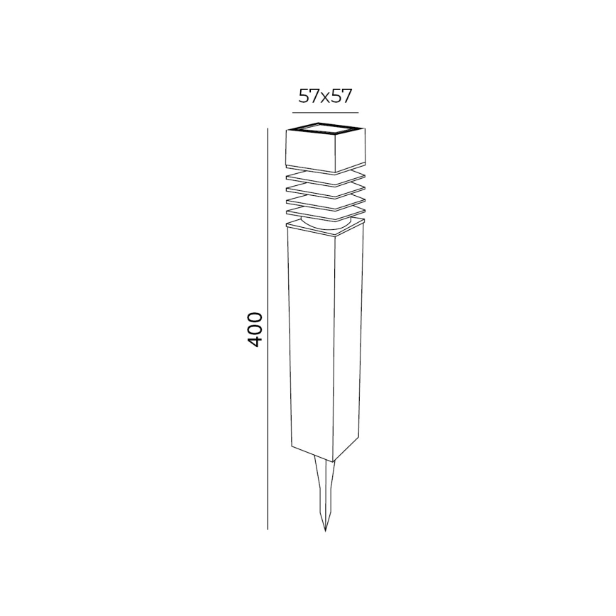 ΣΕΤ 4x Ηλιακή λάμπα LED LED/0,06W/1,2V 1xAAA 6000K IP44 100 mAh