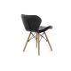 ΣΕΤ 4x Καρέκλα τραπεζαρίας TRIGO 74x48 cm σκούρο/οξιά