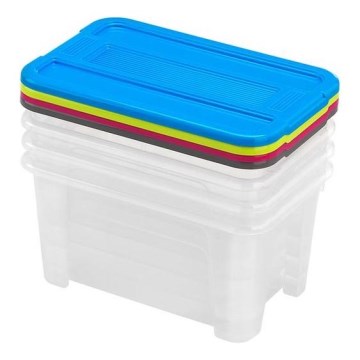 ΣΕΤ 4x Κουτί αποθήκευσης TEX BOX 4,5 λ