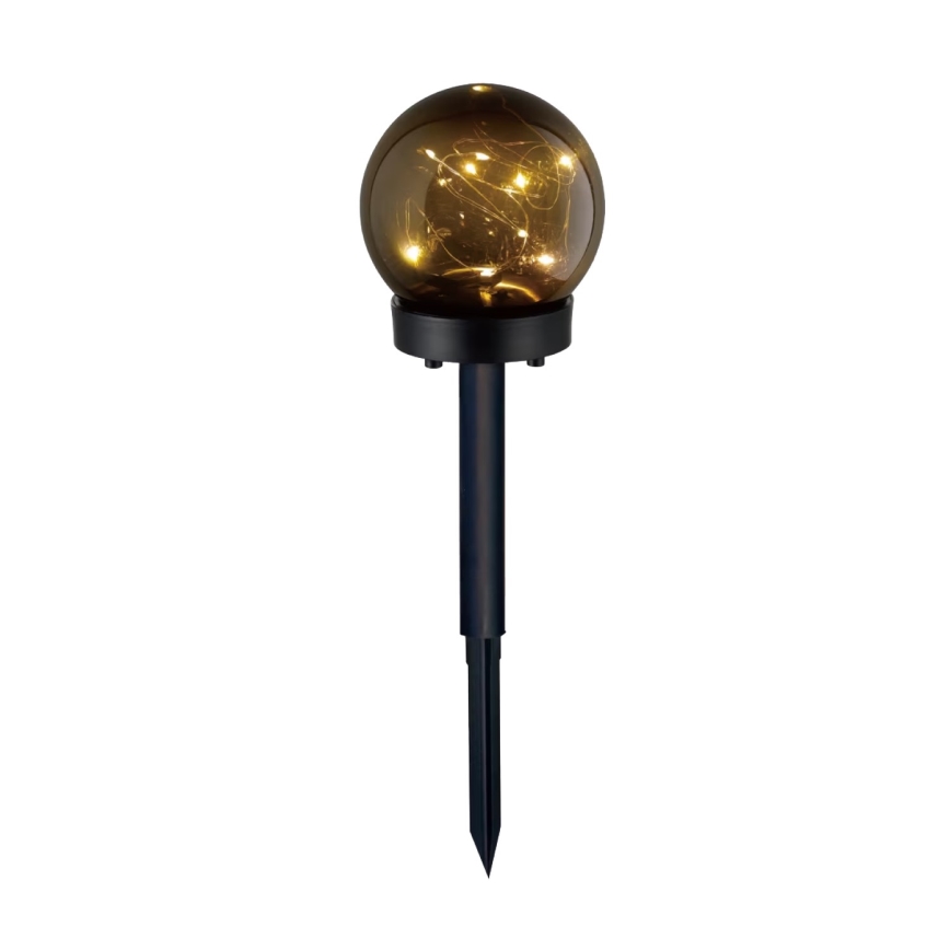 ΣΕΤ 5x Ηλιακή λάμπα LED 5xLED/0,12W/1,2V 3000K IP44 μαύρο