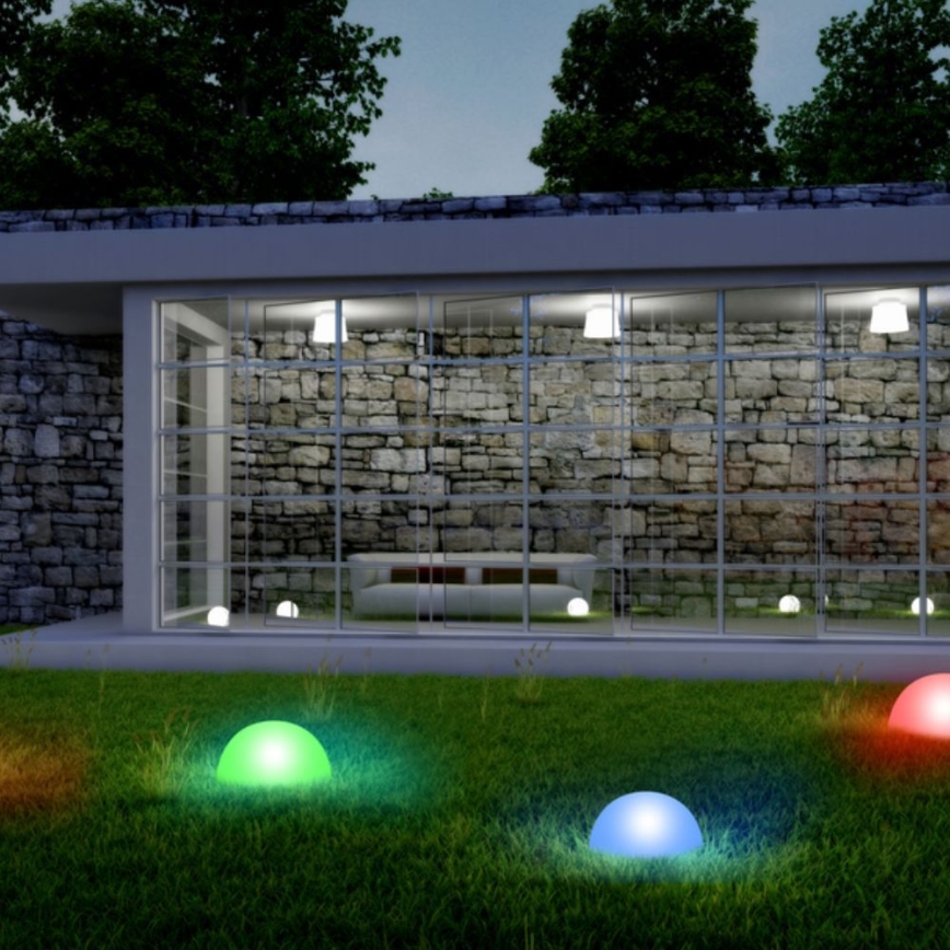 ΣΕΤ 5x Ηλιακό φωτιστικό LED LED/3,2V 600 mAh πολύχρωμα