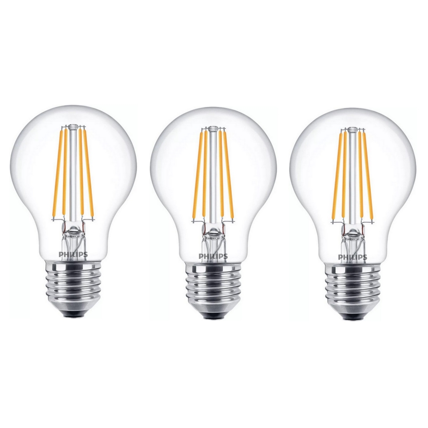ΣΕΤ 6x Λαμπτήρας LED VINTAGE Philips E27/7W/230V 2700K
