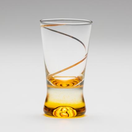 Σετ 6x σφηνοπότηρα 25 mm διαφανή κίτρινο