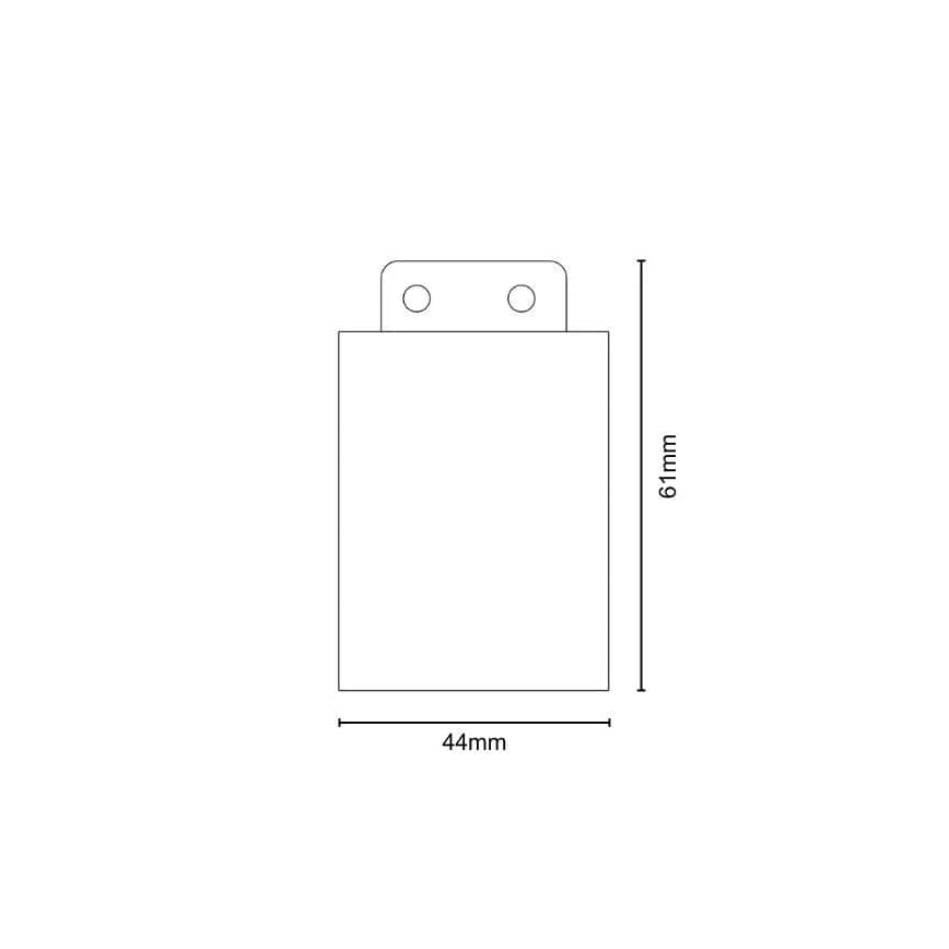 Σετ για mounting on the side wall για emergency lights