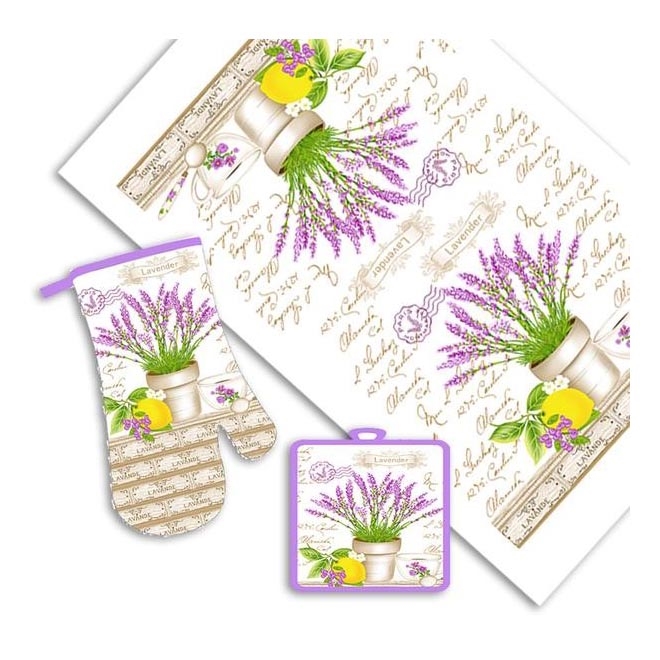 Σετ κουζίνας LAVENDER 3 τμχ