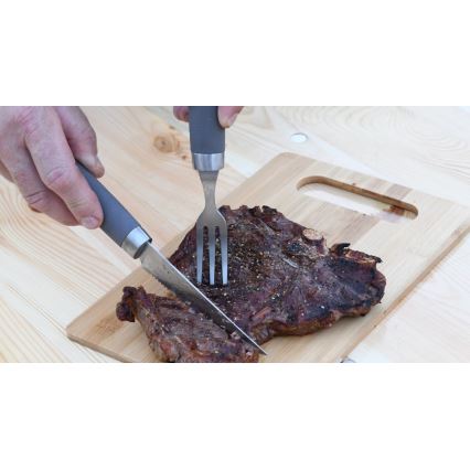 Σετ μαχαιροπίρουνα steak/μπριζόλας 25,5 cm