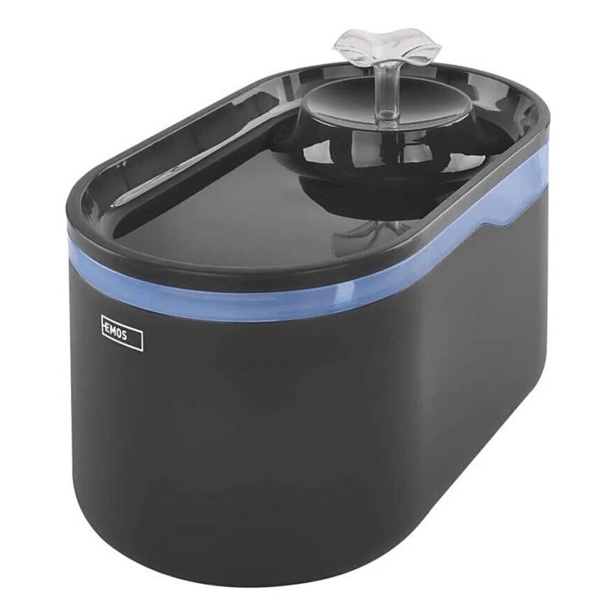 Σιντριβάνι για κατοικίδια 2,6 l/5V γκρι