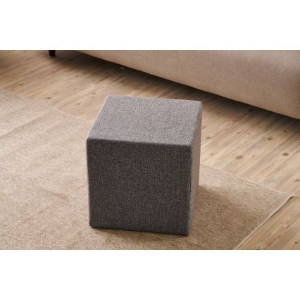 Σκαμπό CUBI 40x40 cm ανθρακί